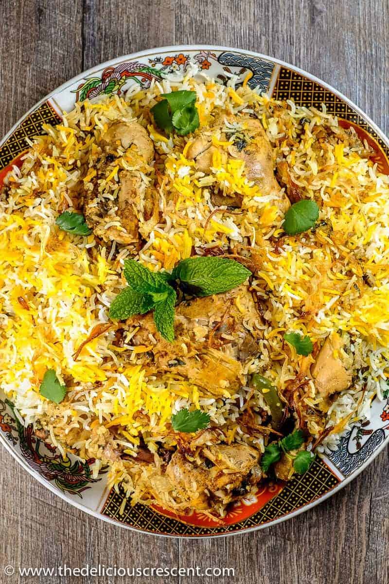 Easy Hyderabadi Chicken Biryani - The Delicious Crescent