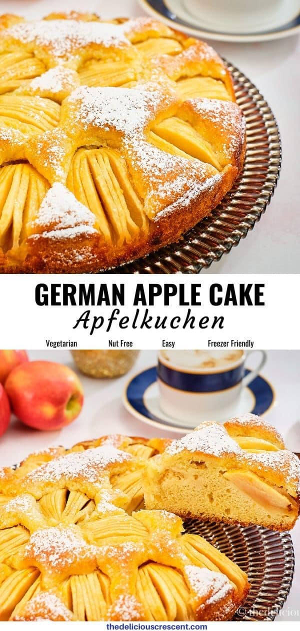 German Apple Cake (Apfelkuchen) - The Delicious Crescent