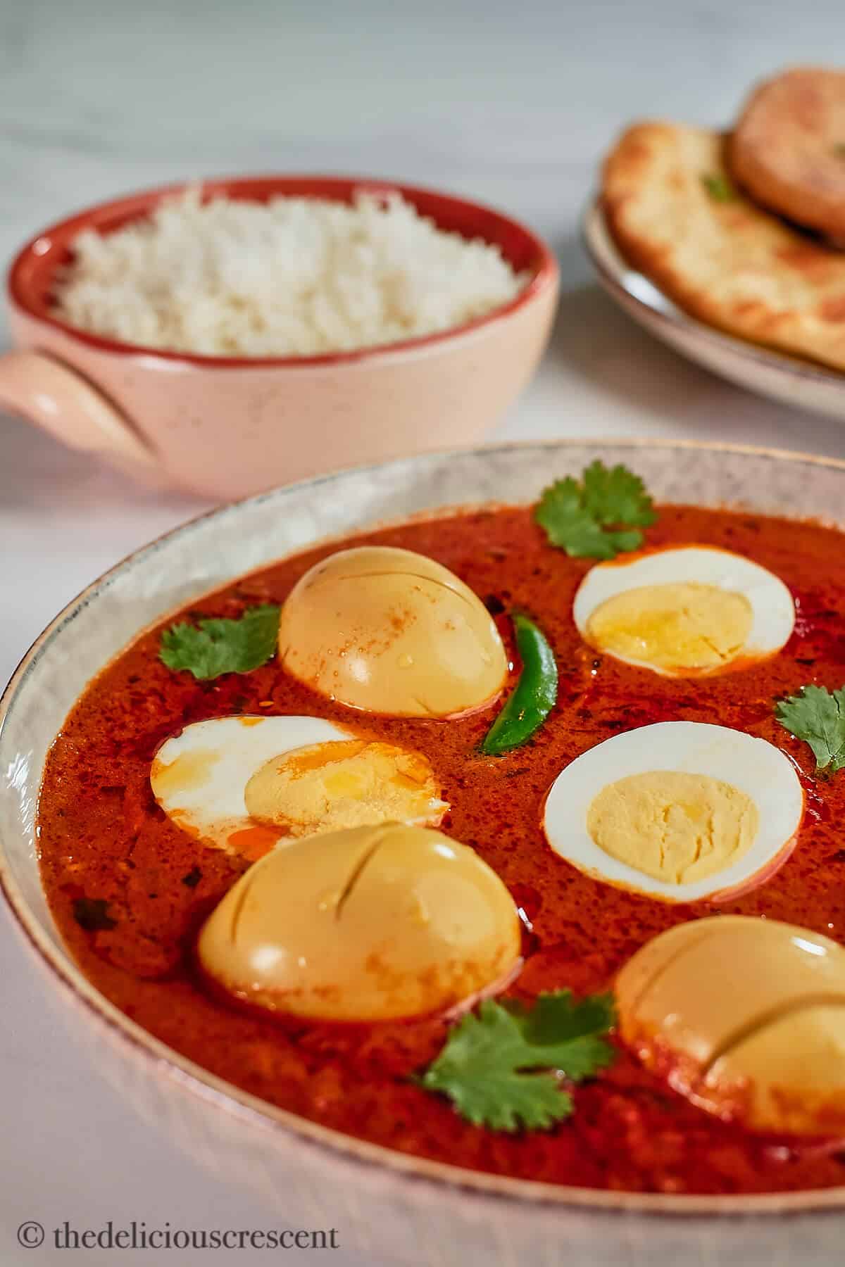 Egg Curry (Restaurant Style) - The Delicious Crescent