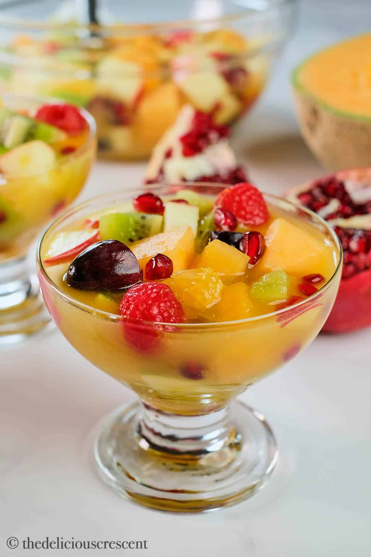 Easy Fruit Salad With Orange Juice - The Delicious Crescent