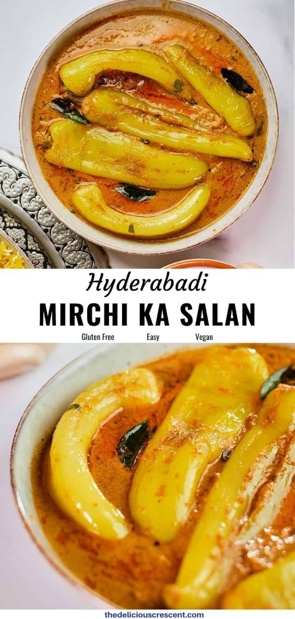 Mirchi Ka Salan (Pepper Curry) - The Delicious Crescent