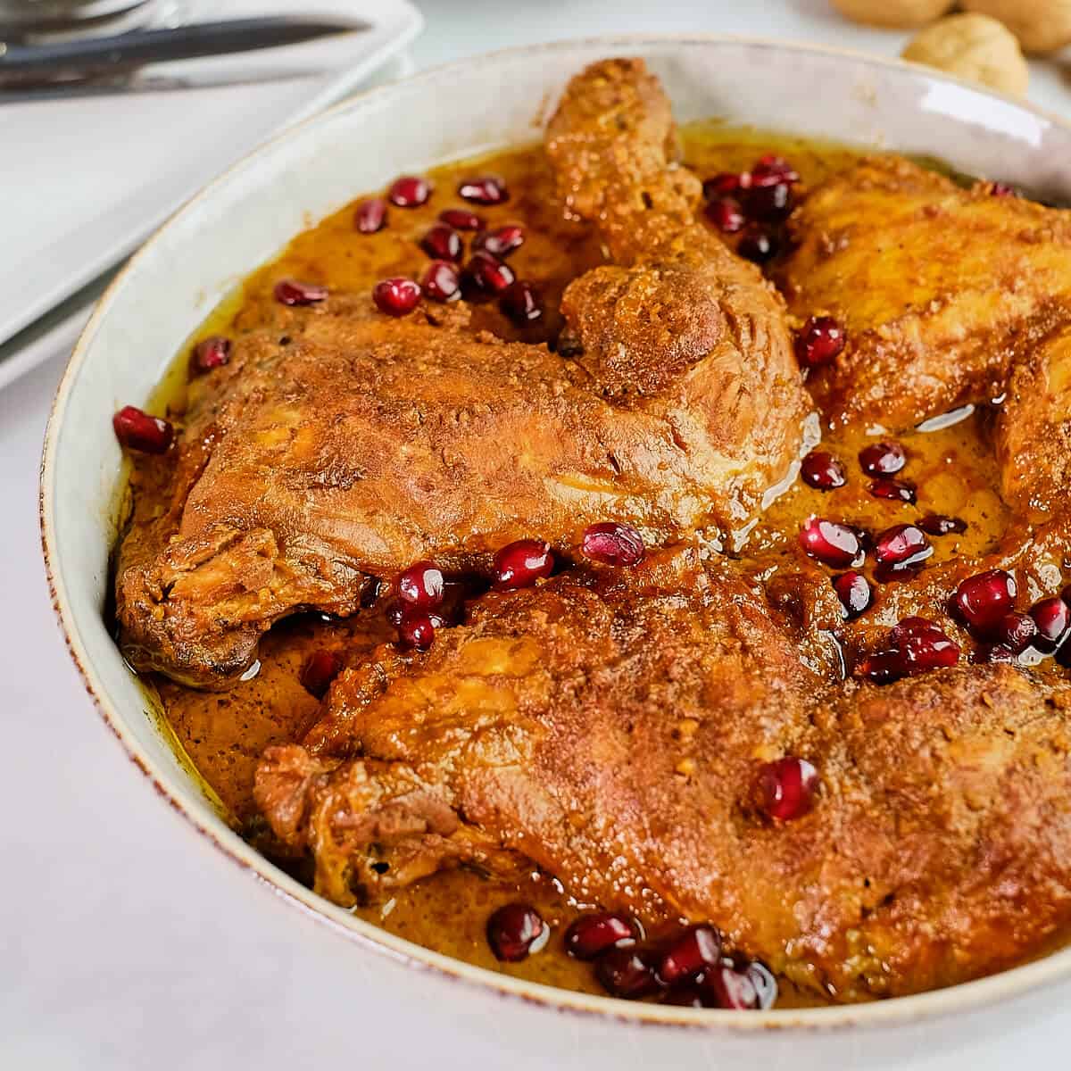 Saffron Chicken Recipe - The Delicious Crescent