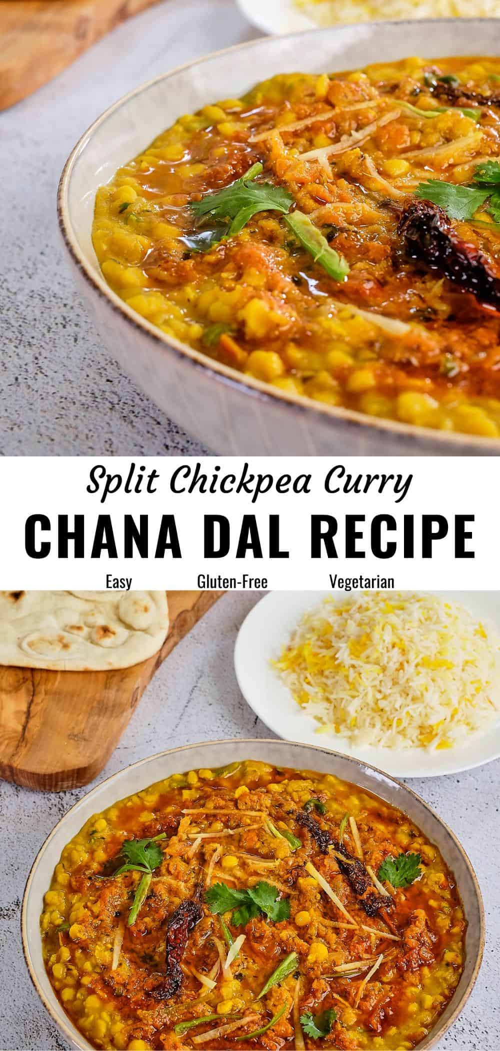 Chana Dal (Restaurant Style) - The Delicious Crescent